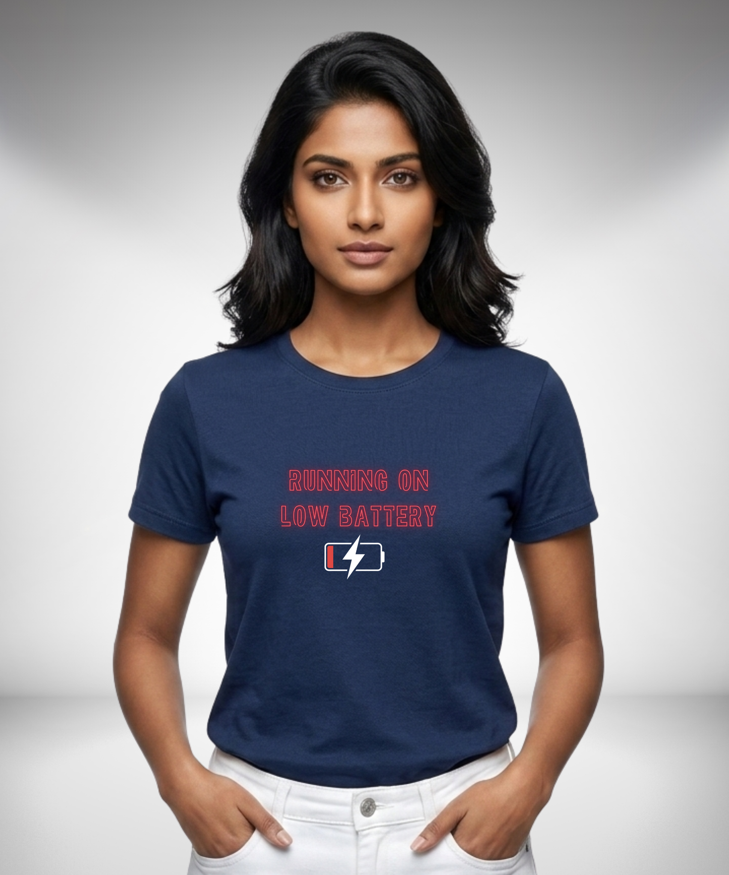 Running on Low Battery T-Shirt