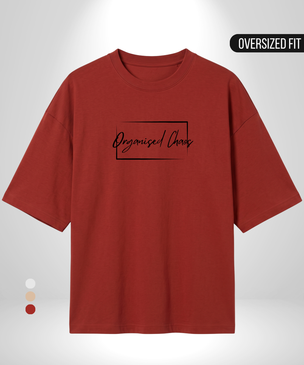 Organized Chaos Oversized T-Shirt