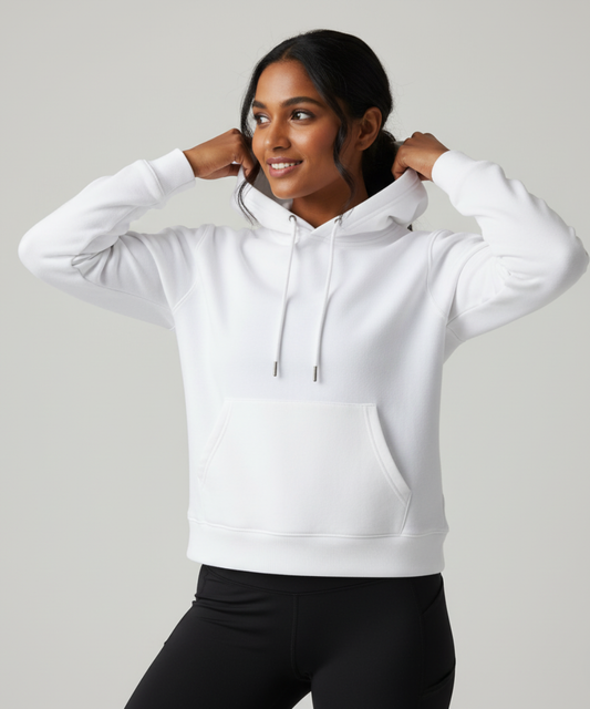 Women's Hoodie Regular fit - White