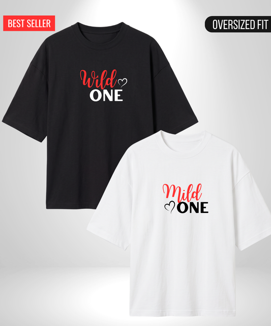 Wild one x Mild one Oversized T-Shirts