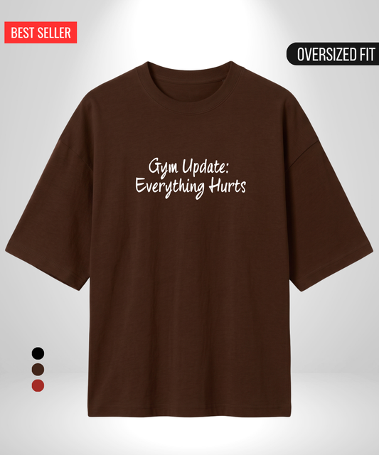 Gym Update Oversized T-Shirt