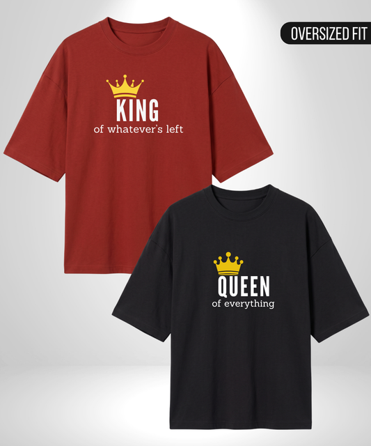 King x Queen Oversized T-Shirts