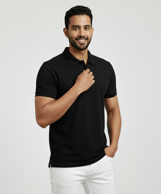 Men's Polo - Black
