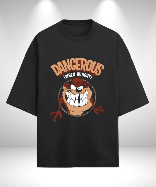 Looney Tunes Taz Oversized T-Shirt - Black