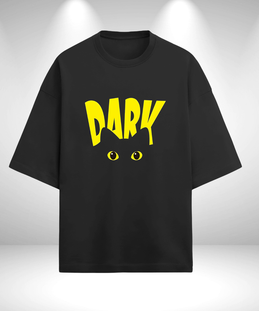 Dark Oversized T-Shirt - Black