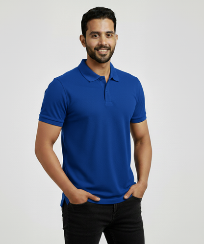 Men's Polo - Blue