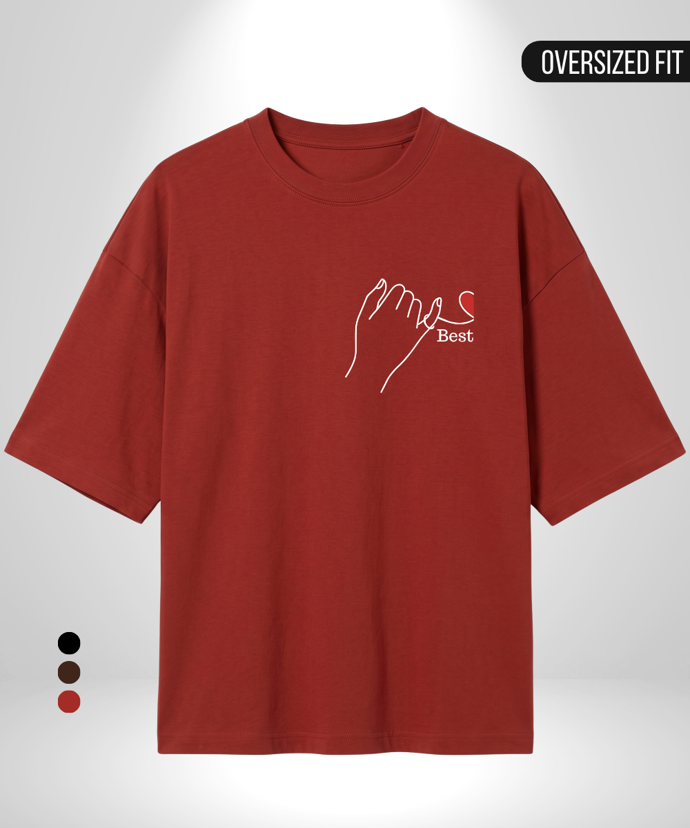 Best Heart x Friends Heart Oversized T-Shirt