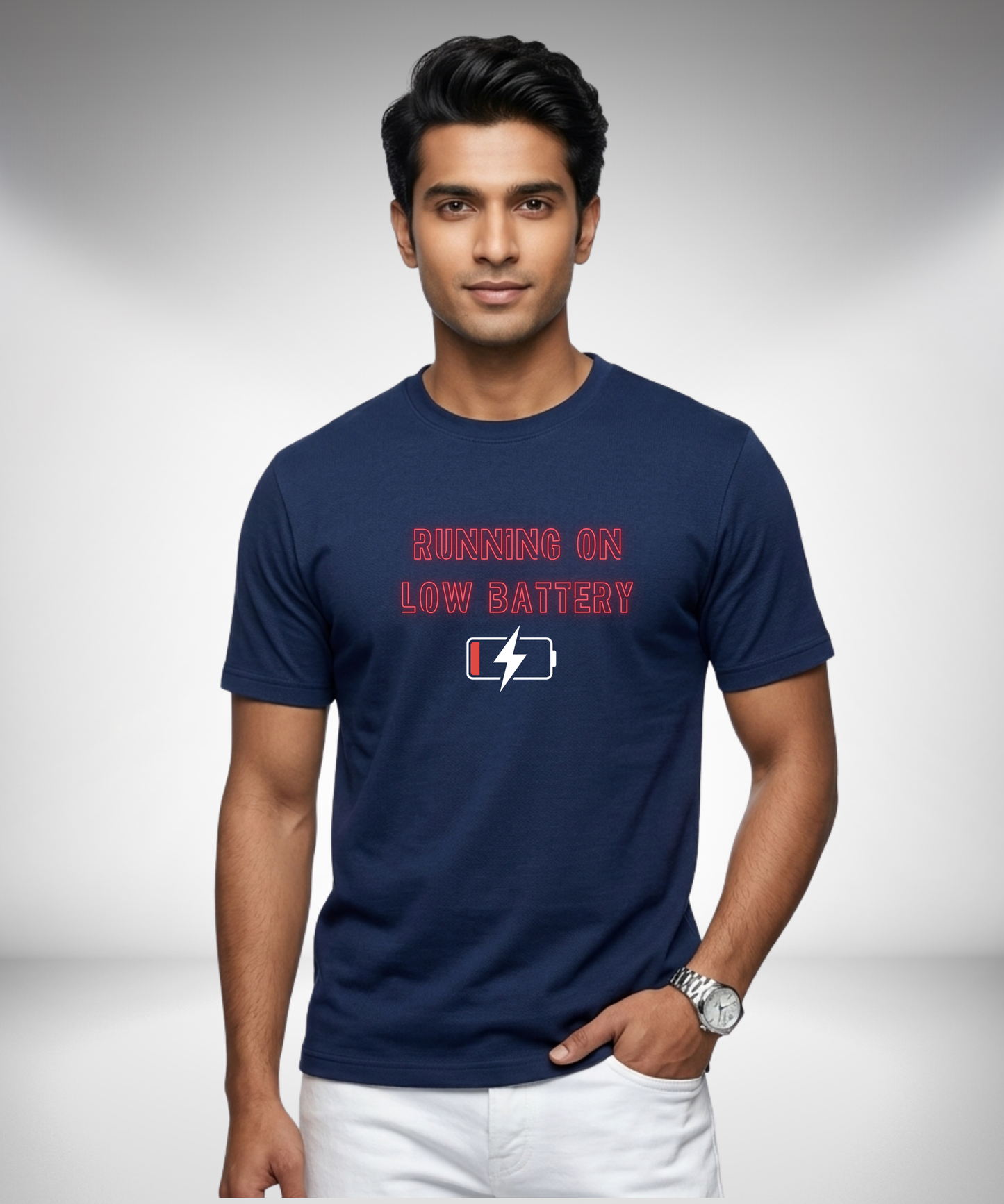 Running on Low Battery T-Shirt