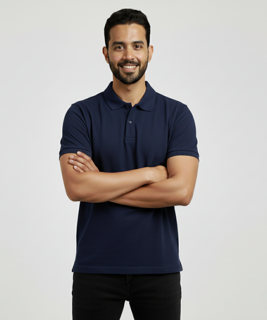 Men's Polo - Navy