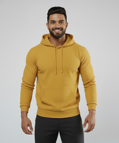 Men's Hoodie Regular fit - Yellow