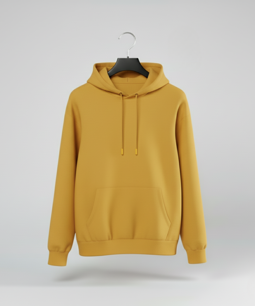 Men's Hoodie Regular fit - Yellow