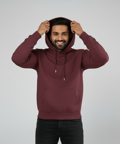 Men's Hoodie Regular fit - Maroon