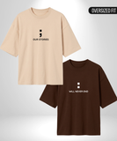 Our Stories x Will never end Oversized T-Shirts