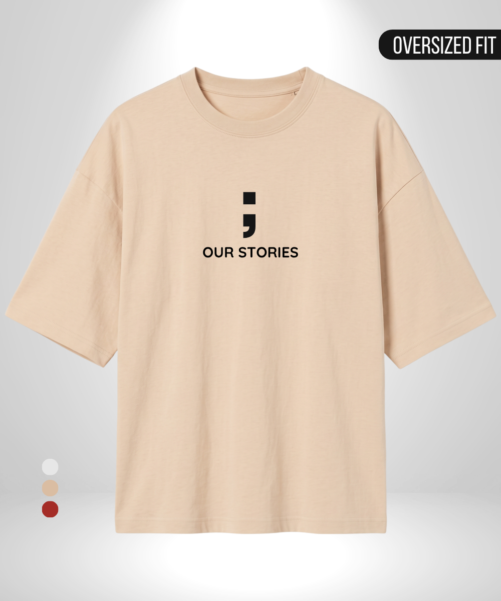 Our Stories x Will never end Oversized T-Shirts