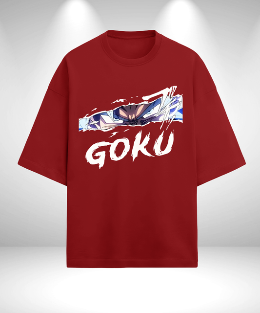 Goku Oversized T-Shirt - Red