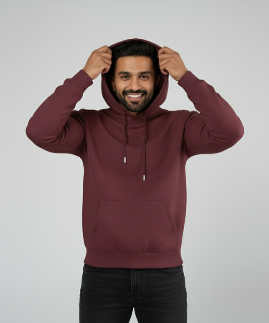Men's Hoodie Regular fit - Maroon