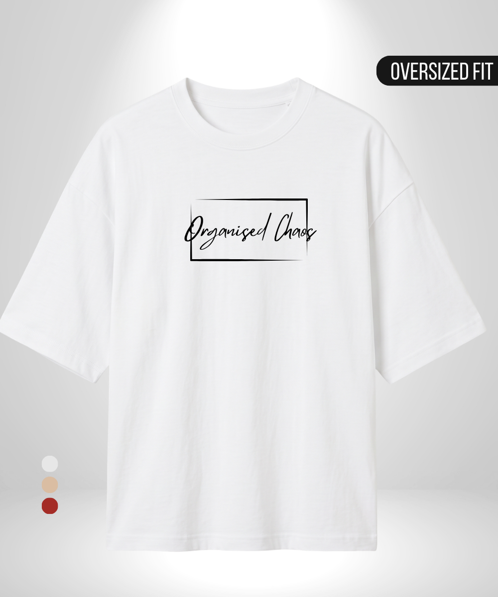 Organized Chaos Oversized T-Shirt