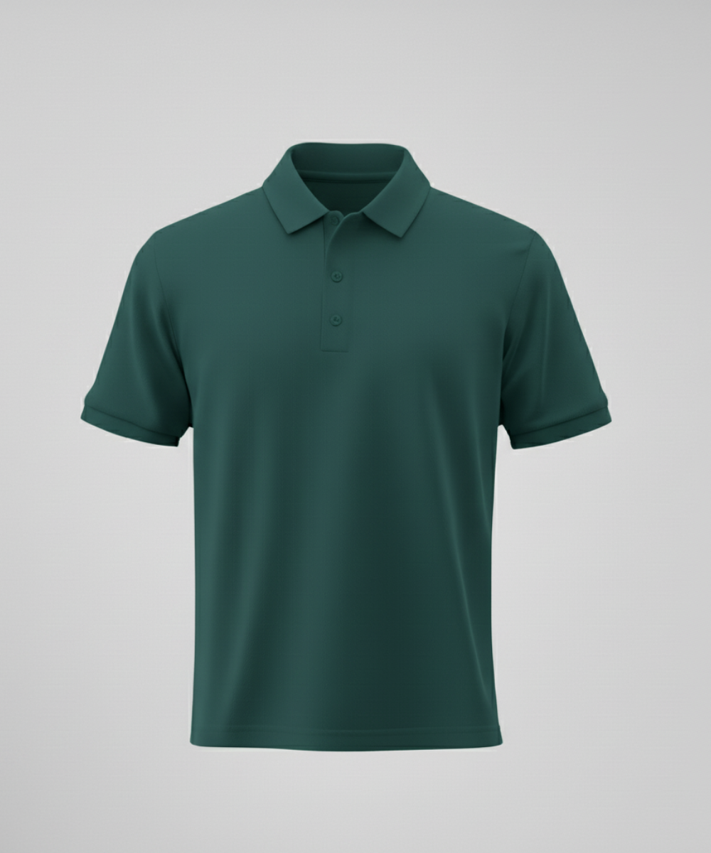 Men's Polo - Petrol Blue