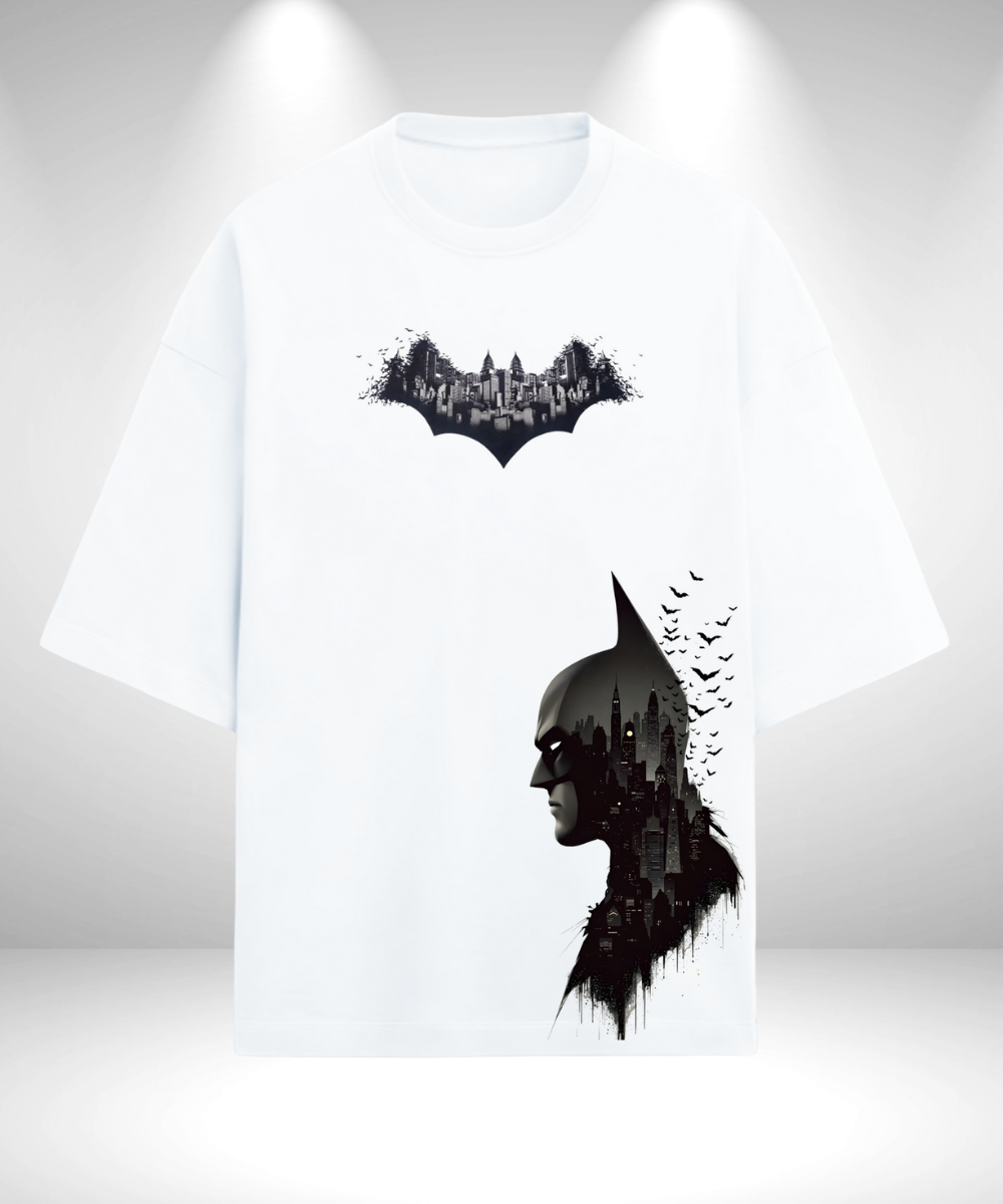 Batman Oversized T-Shirt - White