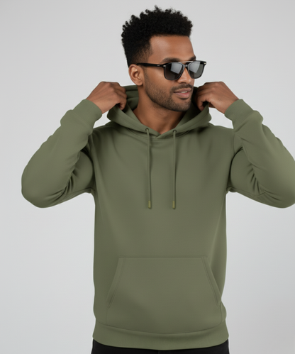 Men's Hoodie Regular fit - Green