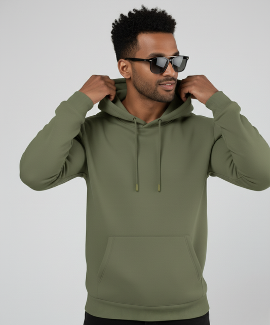 Men's Hoodie Regular fit - Green