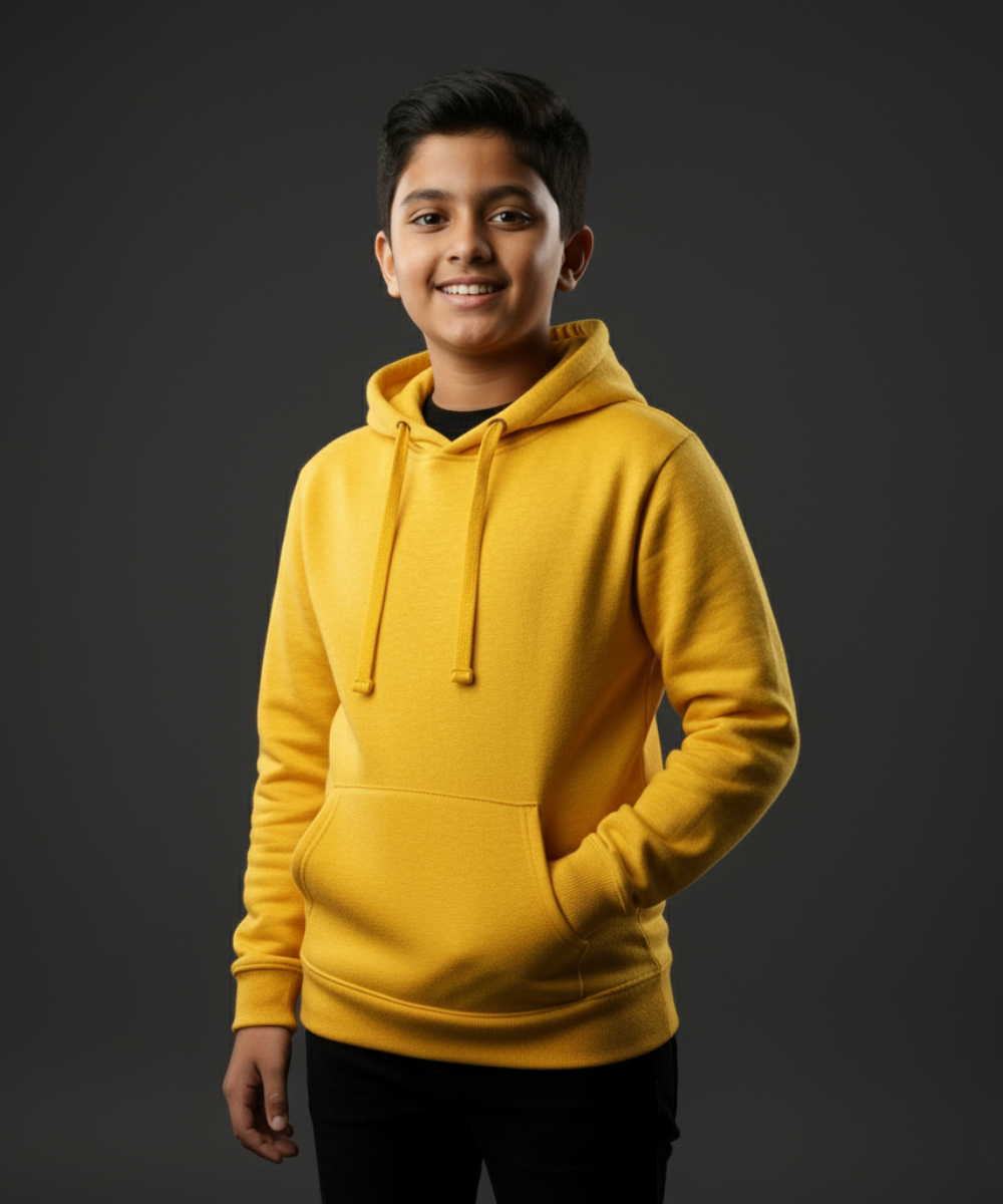 Kids Hoodie - Yellow