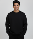 Men's Oversized Sweatshirt - Black
