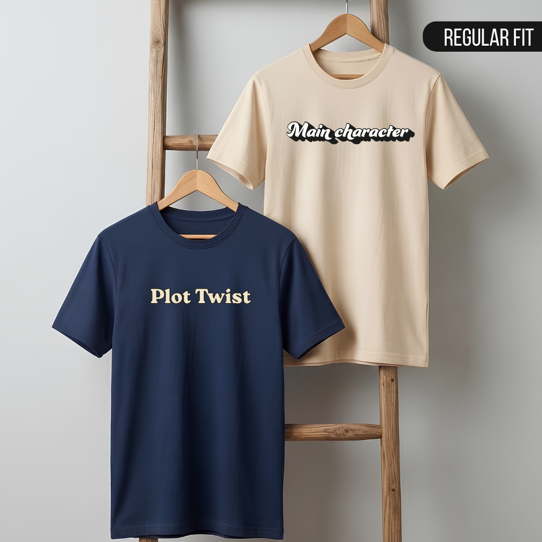 Main Character x Plot Twist T-Shirts
