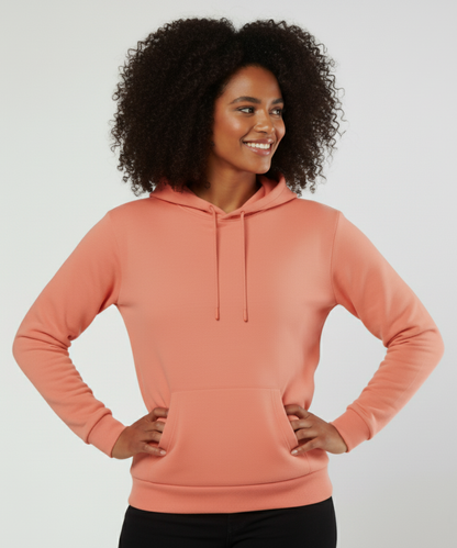 Women's Hoodie Regular fit - Coral