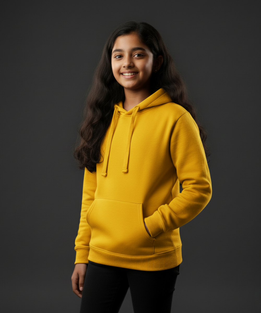 Kids Hoodie - Yellow