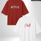 Netflix x Chill Oversized T-Shirts