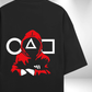 Squid Game Oversized T-Shirt - Black