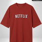 Netflix x Chill Oversized T-Shirts