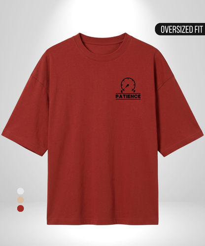 Patience Level Oversized T-Shirt