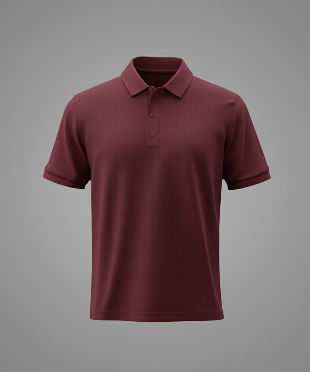 Men's Polo - Maroon