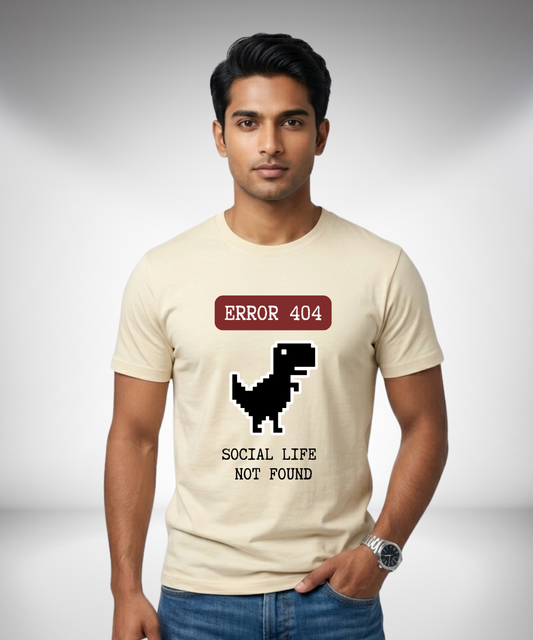 Error Social Life Not Found  T-Shirt