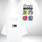 Tom & Jerry Everyday Mood Oversized T-Shirt - White