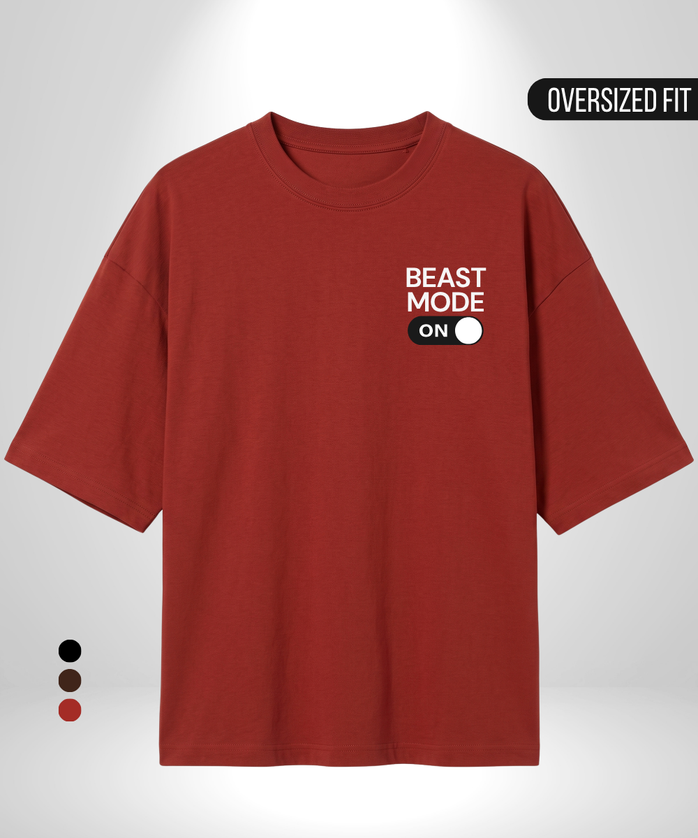 Beast mode ON Oversized T-Shirt