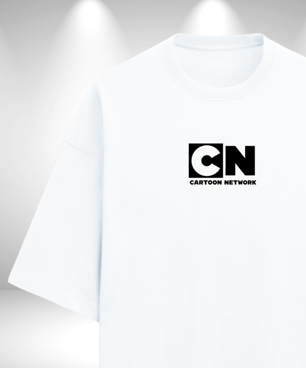 Tom & Jerry Everyday Mood Oversized T-Shirt - White