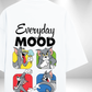 Tom & Jerry Everyday Mood Oversized T-Shirt - White