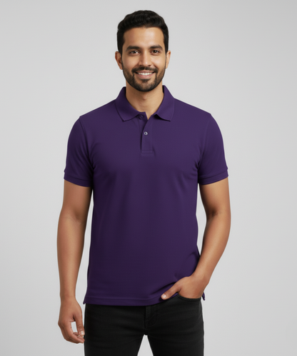 Men's Polo - Purple