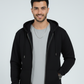 Unisex Zip Hoodie - Black