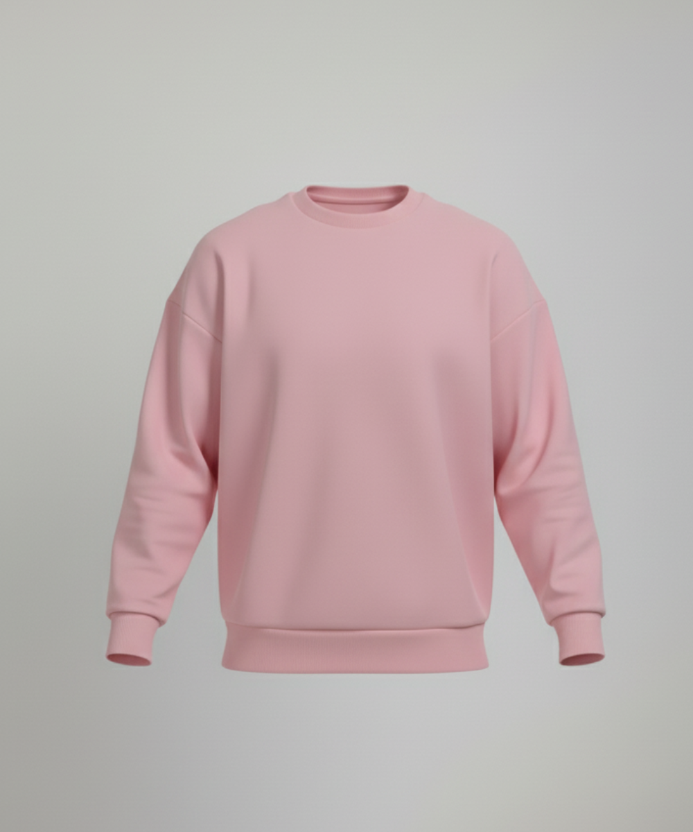 Unisex Oversized Sweatshirt - Pink