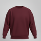 Men's Oversized Sweatshirt - Maroon