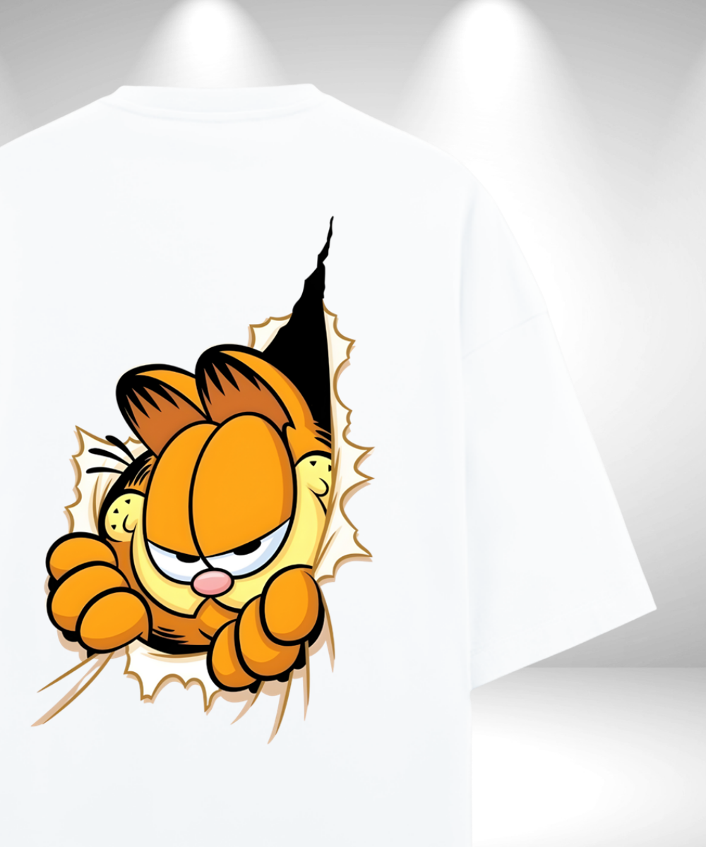 Garfield Oversized T-Shirt - White