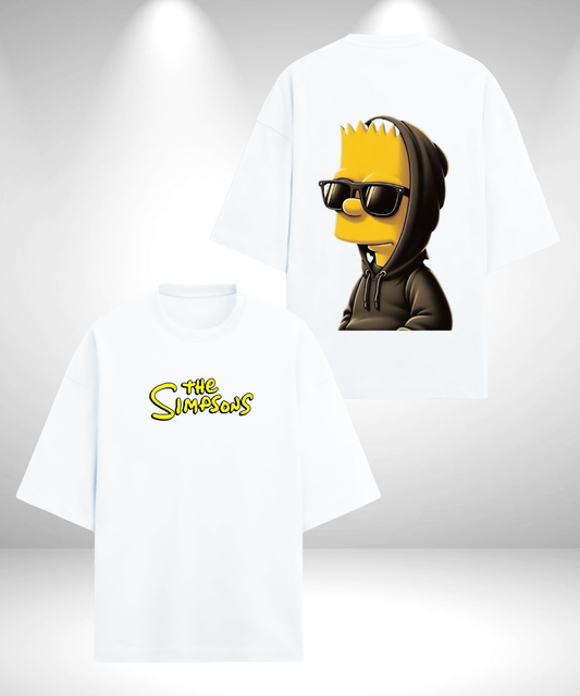 The Simpsons Oversized T-Shirt - White