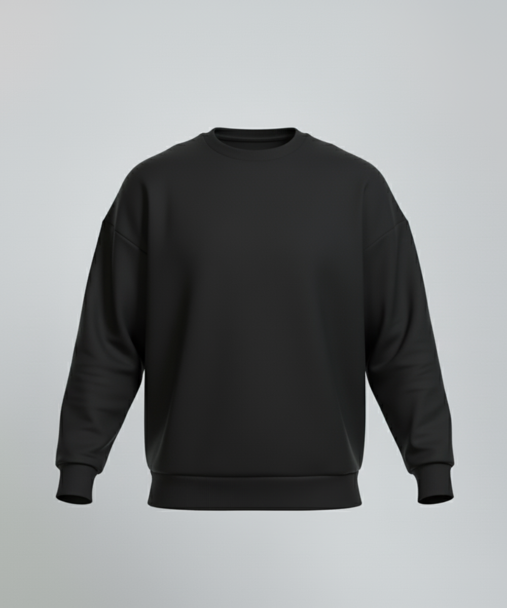 Unisex Oversized Sweatshirt - Black