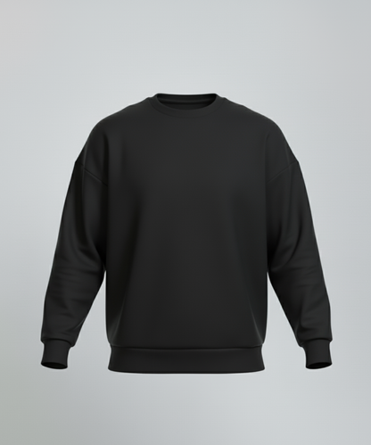 Unisex Oversized Sweatshirt - Black