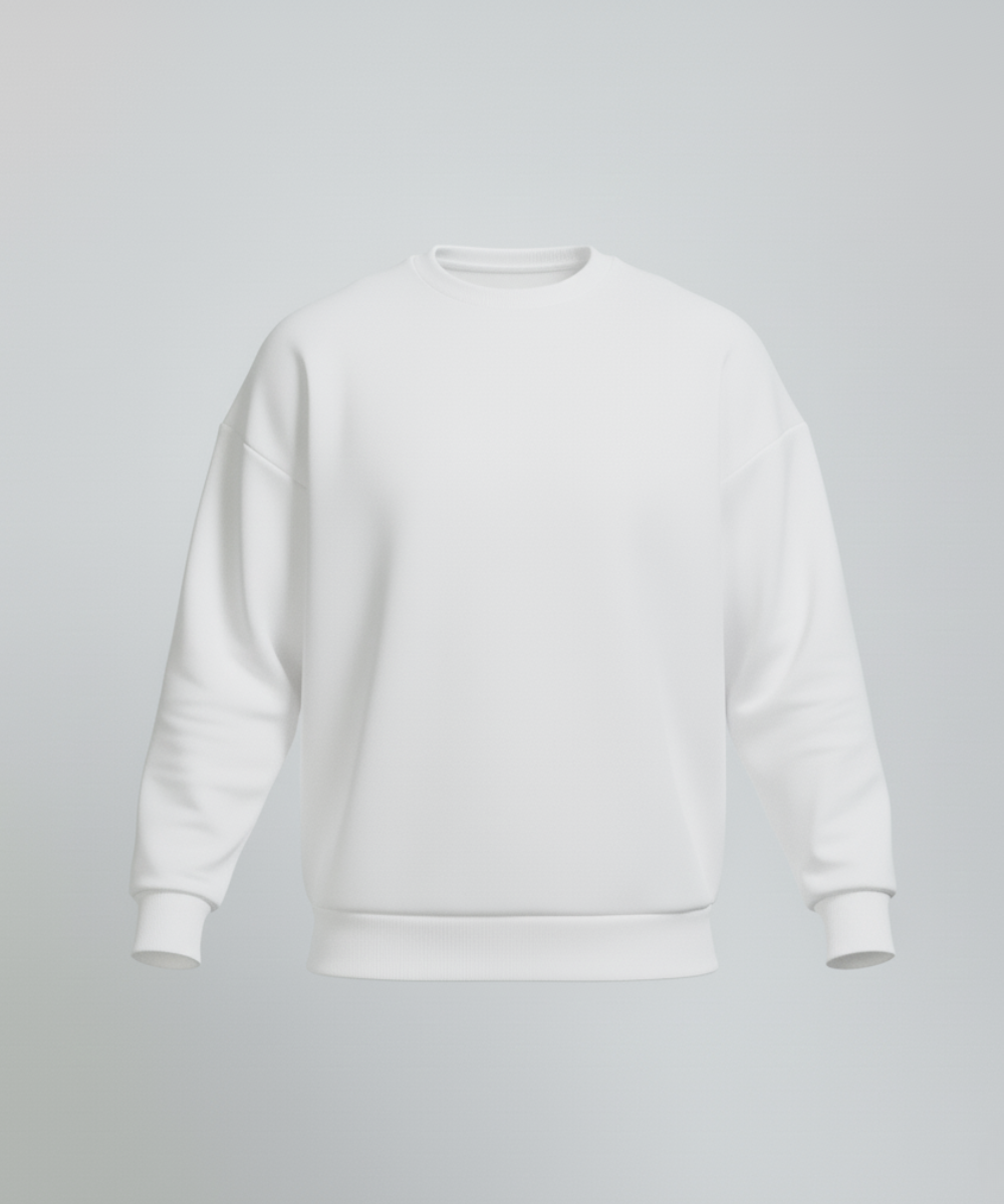 Unisex Oversized Sweatshirt - White