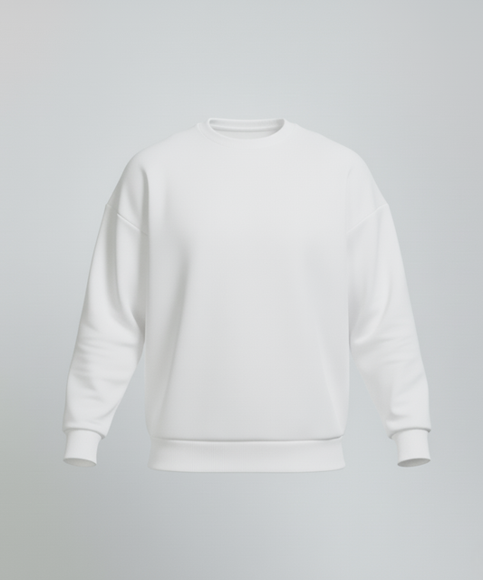 Unisex Oversized Sweatshirt - White
